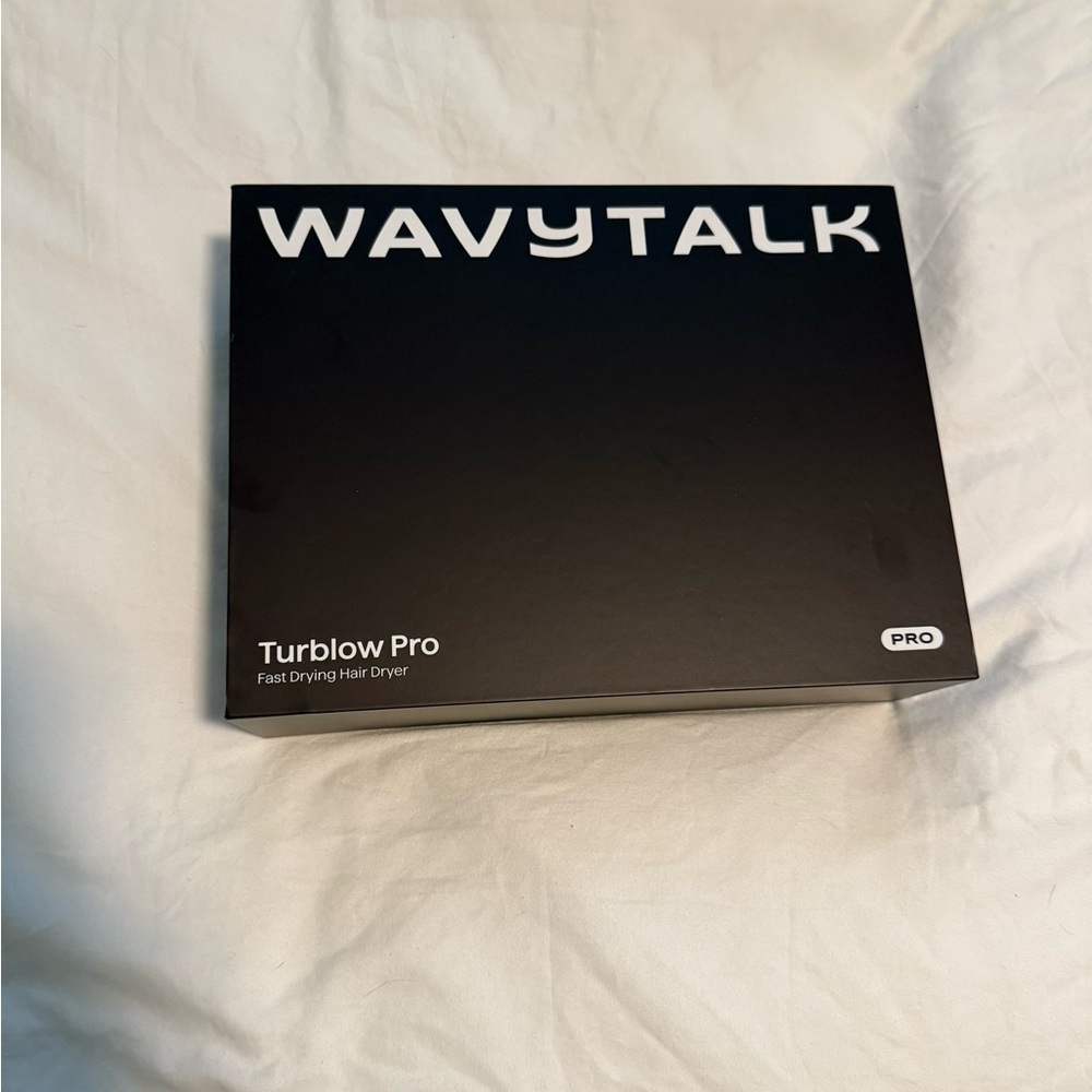 New in box Wavytalk Turblow Pro Hair Dryer - white